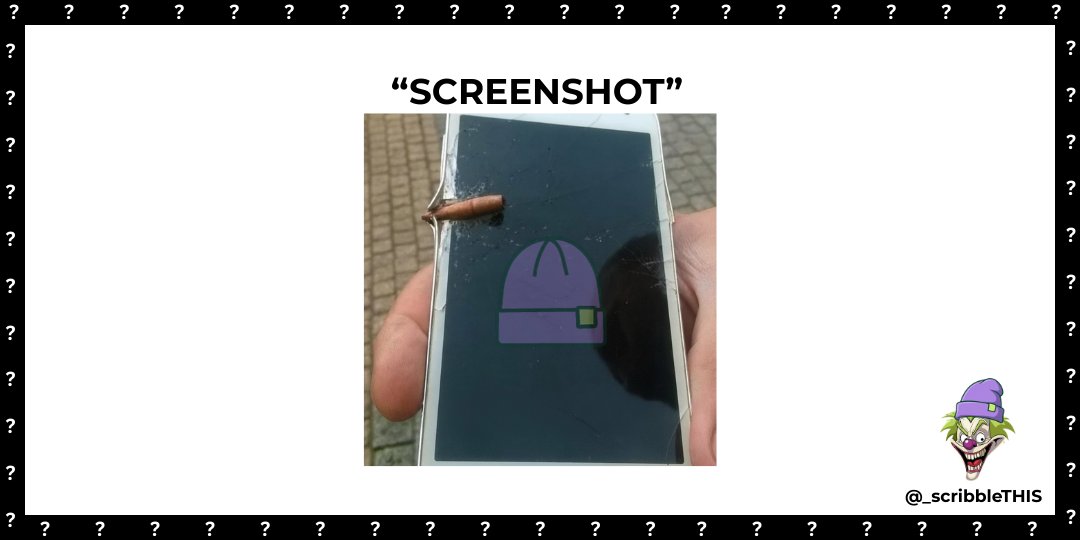 _scribbleTHIS's tweet image. Most Realistic SCREENSHOT Ever!!!
@scribble_dao #WWF