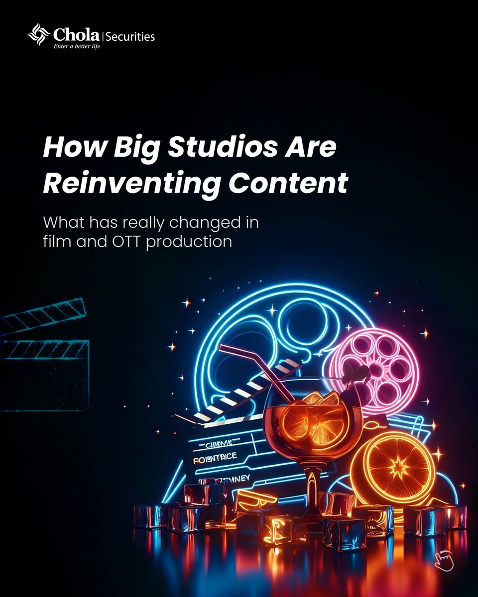 CholaSecurities's tweet image. Big studios are rewriting the content playbook with data-led greenlighting, mobile-first stories and virtual production.

#DataDrivenContent #ShortFormStrategy #StreamingEconomics #ContentIP #FilmAndOTT #CholaSecurities

View the full details here: linkedin.com/feed/update/ur…