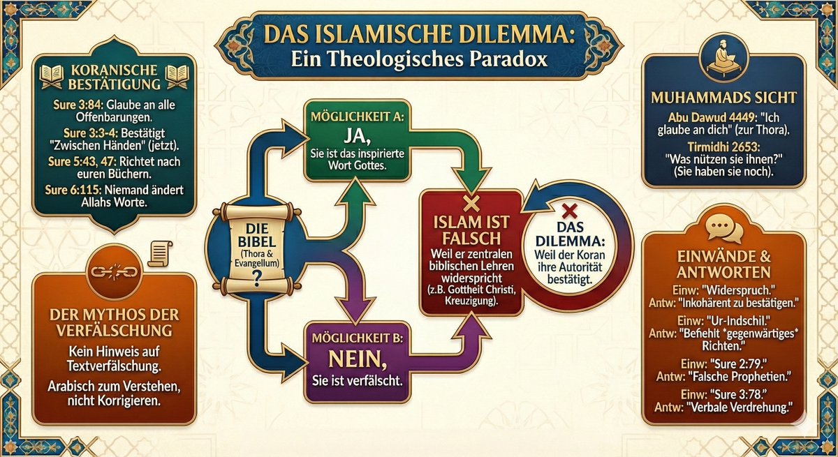 Das Islamische Dilemma, warum Islam falsch sein muss - mehr Details zu den einzelnen Punkten hier von einem Vortrag von David Wood: youtu.be/rbqLsvMY38c?si…