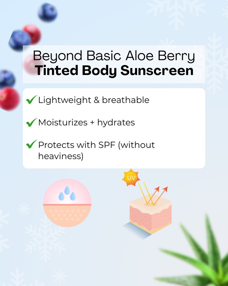 beyondbasicteam's tweet image. Don&apos;t skip sunscreen this winter!

Winter made simple shop your essentials now!

#BeyondBasic #WinterSkincare #TintedSunscreen #Hydration #SunscreenInWinter #DrySkinSolutions #SPF #UVProtection #SkinProtection #SkincareRoutine