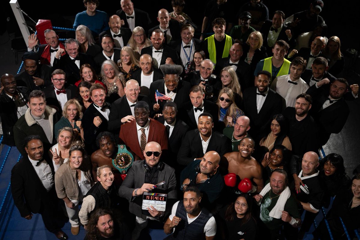 MatthewBazell's tweet photo. Exclusive photos from the Michael Watson film biopic 'The Force'....Staring Victor Hugo as Michael Watson, Michael Gukas as Chris Eubank, Mo George as Nigel Benn, Nick Moran as Barry Hearn, Kali Best as Gerald  McClellan. Set for release in 2026. Going to be epic... https://t.co/EzEFJdrYeE