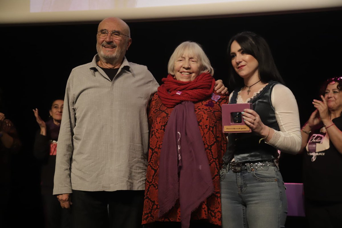 CCOOMadrid's tweet image. 🏆Entrega de premios #25N2025: las personas galardonadas este año como reconocimiento a su lucha por la defensa de los derechos y las libertades de las mujeres son:

🏅Laura García, miembro de la Organización @GIgualdad
🏅Marisa Castro Fonseca, secretaria general de la…