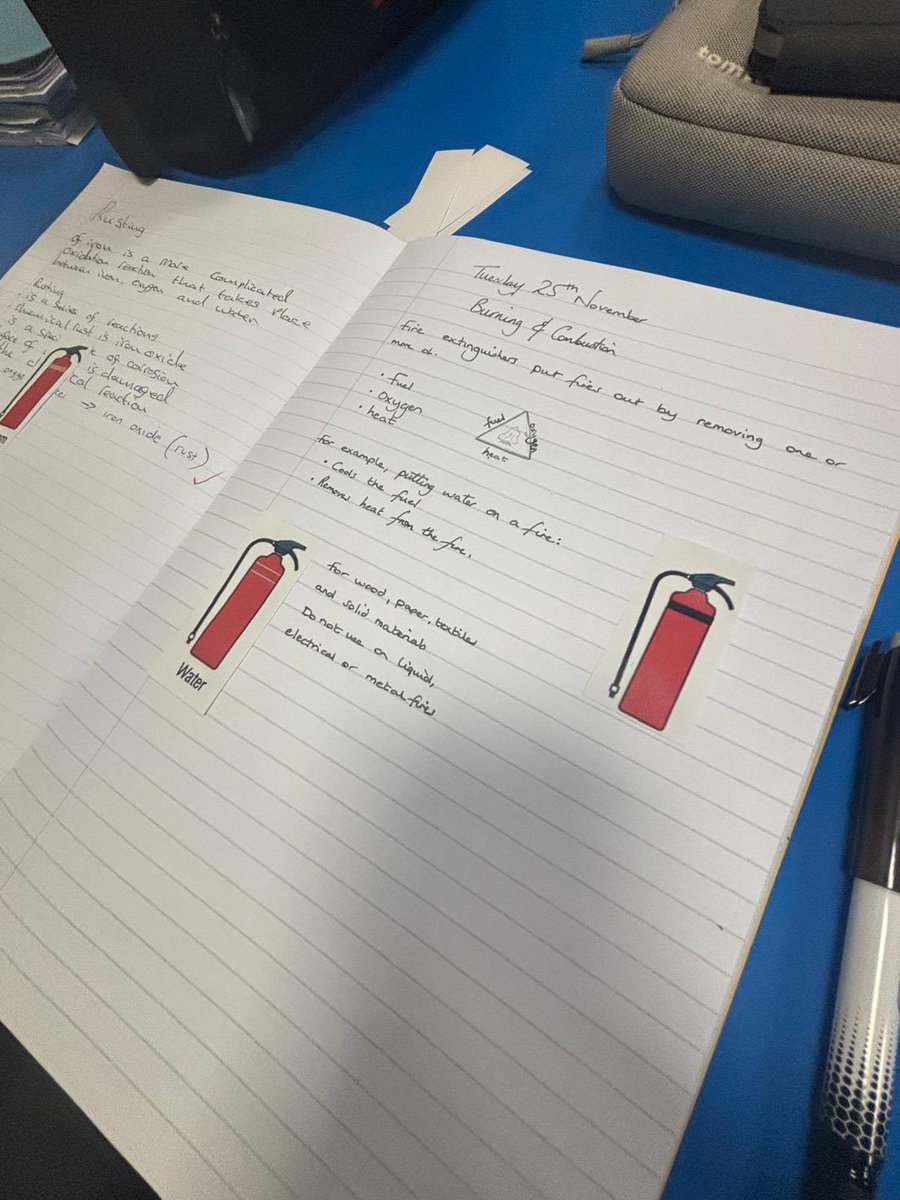reintegreat's tweet image. 🔥🔬 This morning in Science, our KS3 Blue Group dived into the fascinating world of fire safety! 🚒✨ They learned all about different fire extinguishers and their specific uses. 🧯💡 Safety first! Great job, everyone! 👏 

#ScienceInAction #FireSafety #LearningIsFun