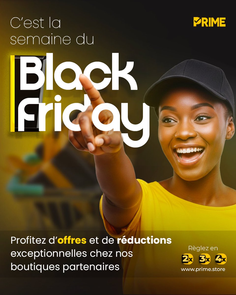 C’est la semaine folle du Black Friday ! Profitez d’offres exceptionnelles chez nos boutiques partenaires.

#prime #blackfriday