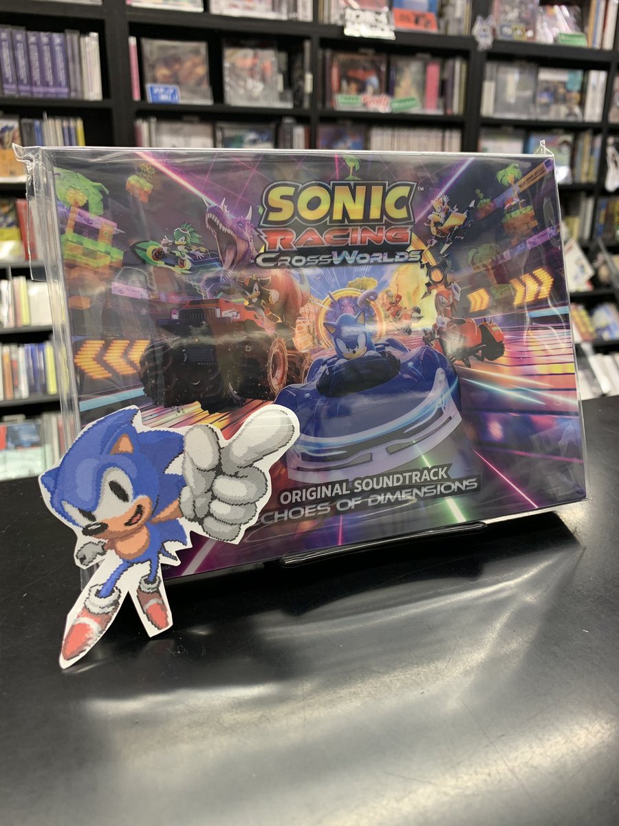 ◤◢◤◢◤◢

Sonic Racing: CrossWorlds Original Soundtrack - Echoes of Dimensions

Retail / Digital Release Reminder 

◤◢◤◢◤◢

Sonic Racing: CrossWorlds Original Soundtrack - Echoes of Dimensions will be releasing tomorrow physically and digitally!
