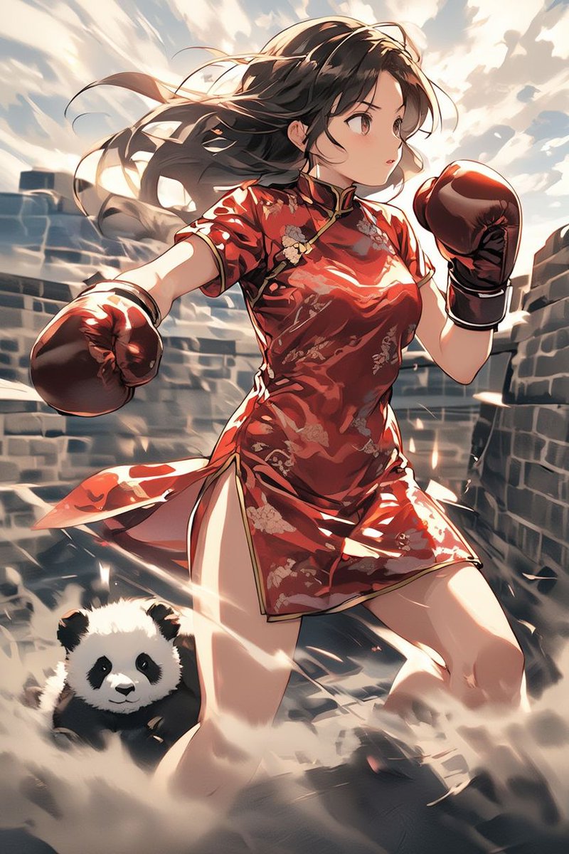 チャイナドレスの素晴らしさを見せつけるタグ