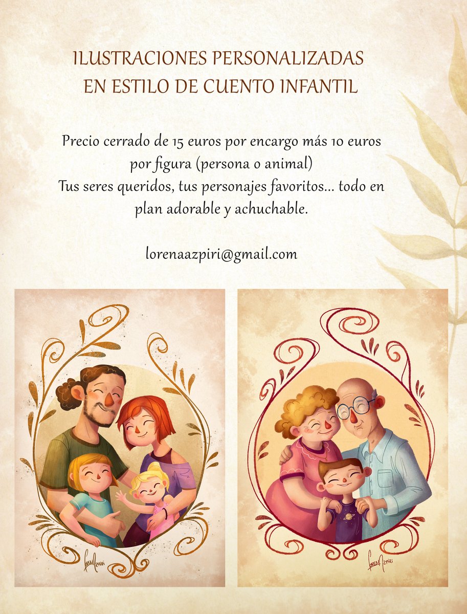 LorenaAzpiri's tweet image. Vamos con la campaña de navidad! Ilustraciones personalizadas a precios populares