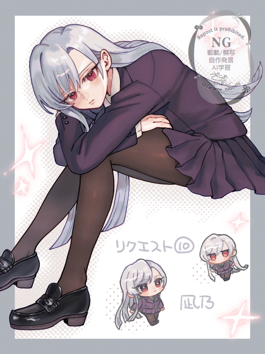 zarame_niboshi's tweet image. #100カノファンアート
リクエスト⑩ 凪乃