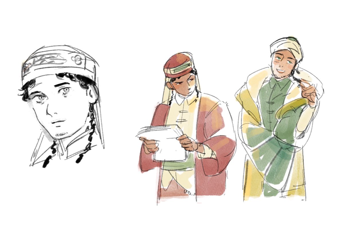 today’s warmup is my A+ support ending where cyril works for claude in almyra