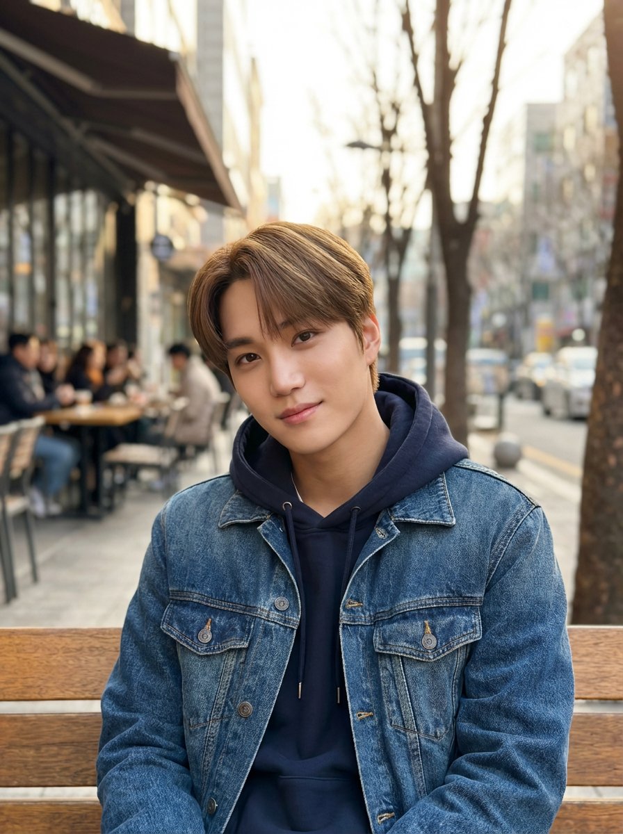 Aether_lab_'s tweet image. 「お待たせ！寒くなかった？」休日のKAIと街角で待ち合わせ。クールな姿とは違う、少しラフなデニム姿にドキッとする〜。彼氏感のある違うショットはInstagramで👇
instagram.com/p/DRejktKgc-6/…
彼氏に着てほしい冬服ってどんなのがいい？
#Aether #KAI #彼氏感 #妄想ストーリー #AI彼氏 #KPOP #私服