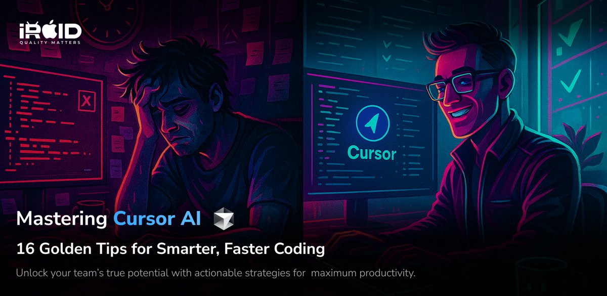 daxesh_iroid's tweet image. Cursor AI is insanely powerful… if you use it right.

Here are 16 pro tips to boost accuracy, speed up builds, debug smarter &amp;amp; keep your workflow clean.

Small tweaks → big productivity gains. ⚡
#CursorAI #AITools #SoftwareDevelopment