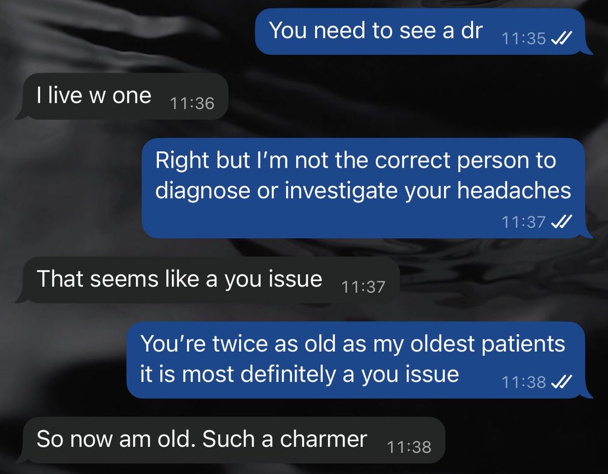 dru_jlh's tweet image. If anyone would like to know what it’s like being a doctor married to a non-doctor, I present to you my husband