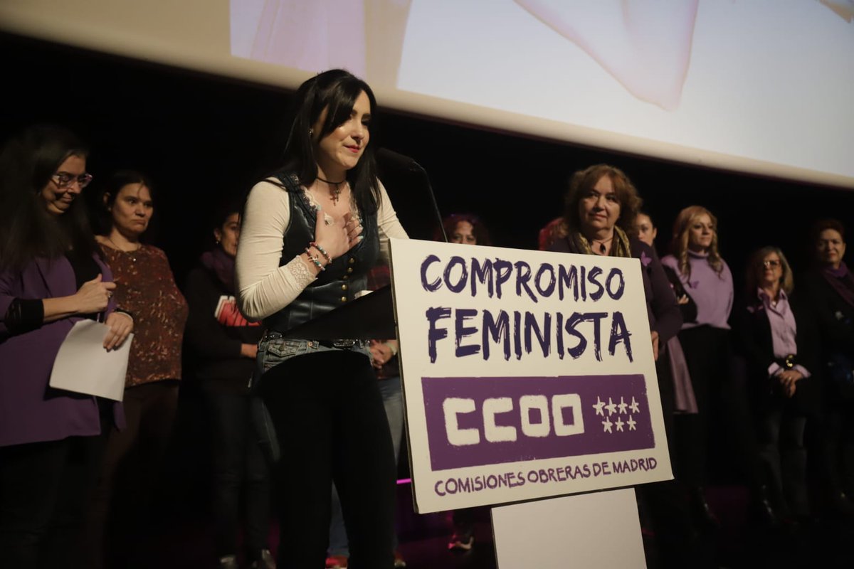 CCOOMadrid's tweet image. 🏆Premio a la Asociación sin ánimo de lucro, @GIgualdad, cuyos profesionales, de manera voluntaria, dedican su tiempo y esfuerzo en hacer funcionar un recurso de atención para mujeres víctimas de violencia machista.