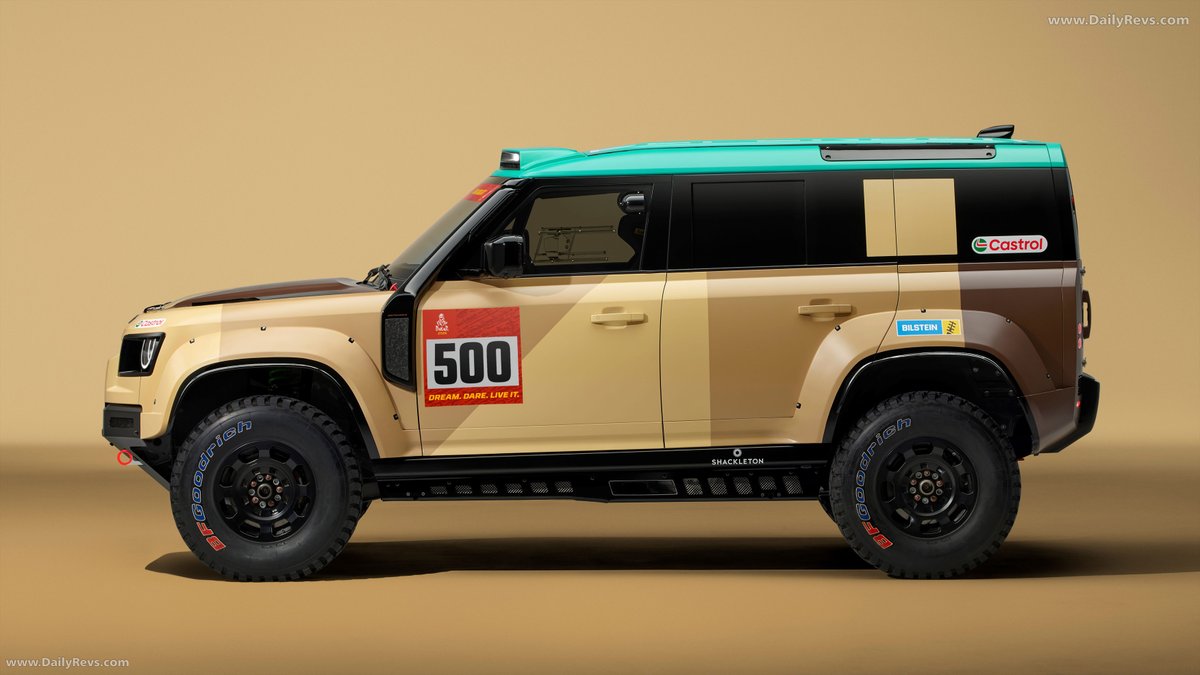 dailyrevs's tweet image. 2026 Land Rover Defender Dakar D7X-R | DailyRevs

Defender Rally unveils the Defender Dakar D7X-R in all-new competition livery.

#LandRoverDefender #defender #dakar #dailyrevs