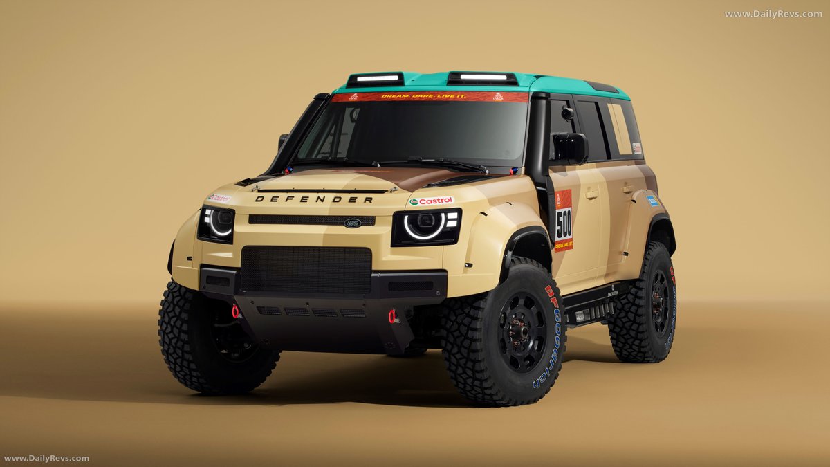 dailyrevs's tweet image. 2026 Land Rover Defender Dakar D7X-R | DailyRevs

Defender Rally unveils the Defender Dakar D7X-R in all-new competition livery.

#LandRoverDefender #defender #dakar #dailyrevs