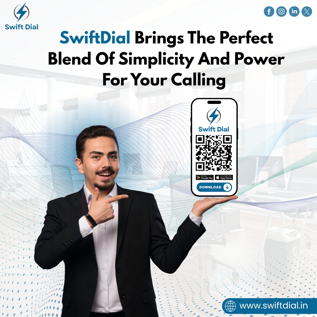 SwiftDial297's tweet image. 🚀 Level up your calls with SwiftDial!
Simple. Powerful. Designed for business 📞⚡
Scan &amp;amp; start now 👉 swiftdial.in
#SwiftDial #CallingApp #BusinessTools #Entrepreneurs #LeadGeneration #SalesTech #DigitalIndia