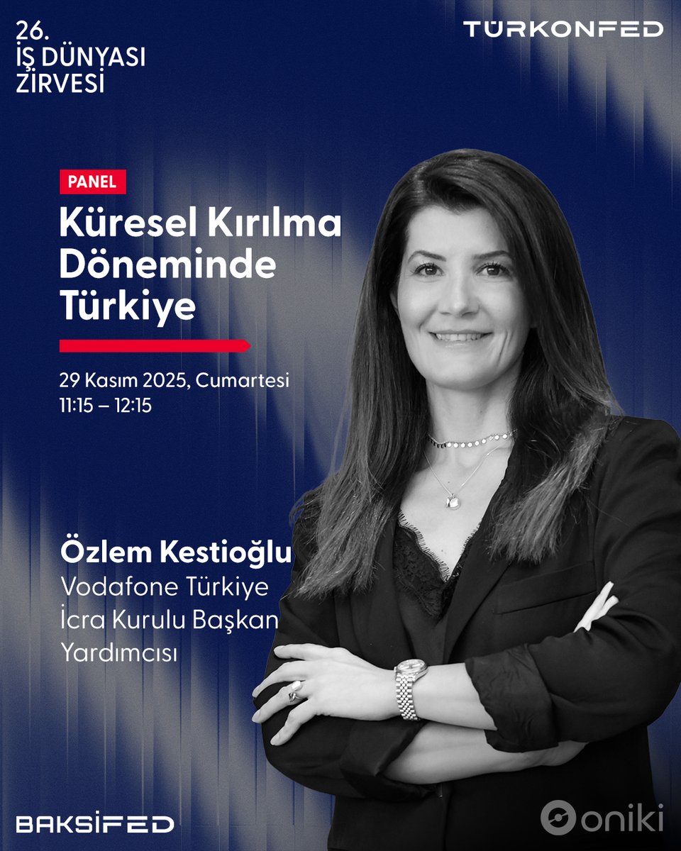 Küresel rekabetin yeniden şekillendiği bu dönemde, Türkiye’nin konumu ve iş dünyasının dönüşüm alanları masaya yatırılıyor.
TÜRKONFED Ekonomi Danışmanı Can Selçuki moderatörlüğünde gerçekleşecek panelde, sektörlerinin önde gelen isimleri görüşlerini paylaşacak:
Koton CEO’su Dr.
