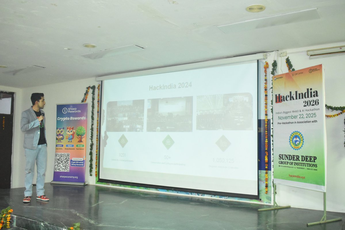 HackIndiaXYZ's tweet image. On-ground, sleeves rolled up and fully locked in, the HackIndia team was right there with every builder, unblocking, guiding, and pushing projects to the finish line. This is what real community looks like. Pre-HackIndia wasn’t just an event, it was execution, energy, and…