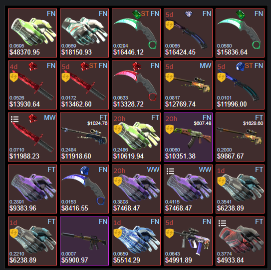 CorbZcs's tweet image. Looking to switch up the loadout? I&apos;ve got TONS of stuff for trade/sale at the moment!

All sorts of gloves, knives, crafts, low floats available and more

DMs open for any interest📩