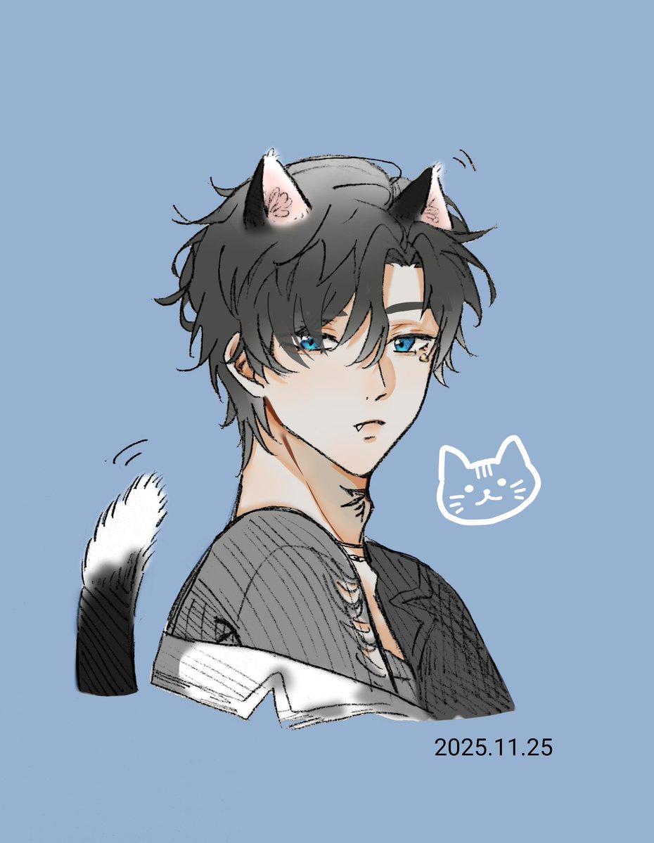 glass_owo's tweet image. 貓貓絆主播😺
#筆下有絆 #ibis #二創 #繪圖 
#落書き #描く #draw #drawing #painting #illustration