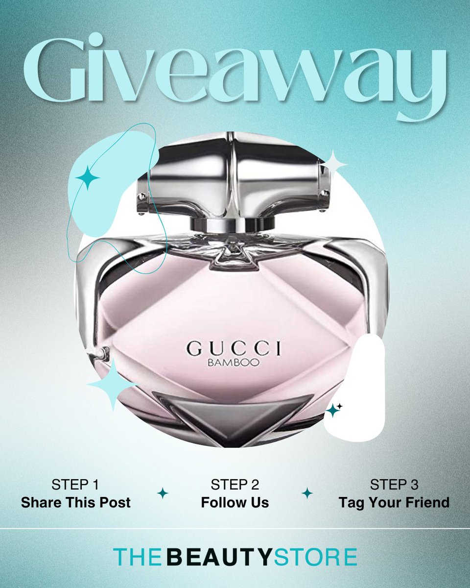 thebeautystore's tweet image. Our new Giveaway is live and it’s your chance to win a gorgeous Gucci Bamboo fragrance! 💫
Taking part is easy: share the post, follow The Beauty Store, and tag someone you’d love to spread a little joy with.

You can enter until 18 December, so don’t miss out. Good luck! 🤍✨…