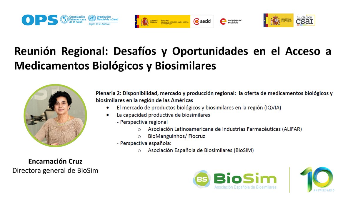 La Organización Panamericana de la Salud 🌎 <a href="/opsoms/">OPS/OMS</a>, en colaboración con la Agencia Española de Cooperación Internacional para el Desarrollo 🇪🇸 <a href="/AECID_es/">AECID</a> y la Fundación Pública para la Salud, la Infancia y el Bienestar Social 🏥 <a href="/CsaiFundacion/">Fundación CSAI</a> han invitado el próximo, lunes, 1 de