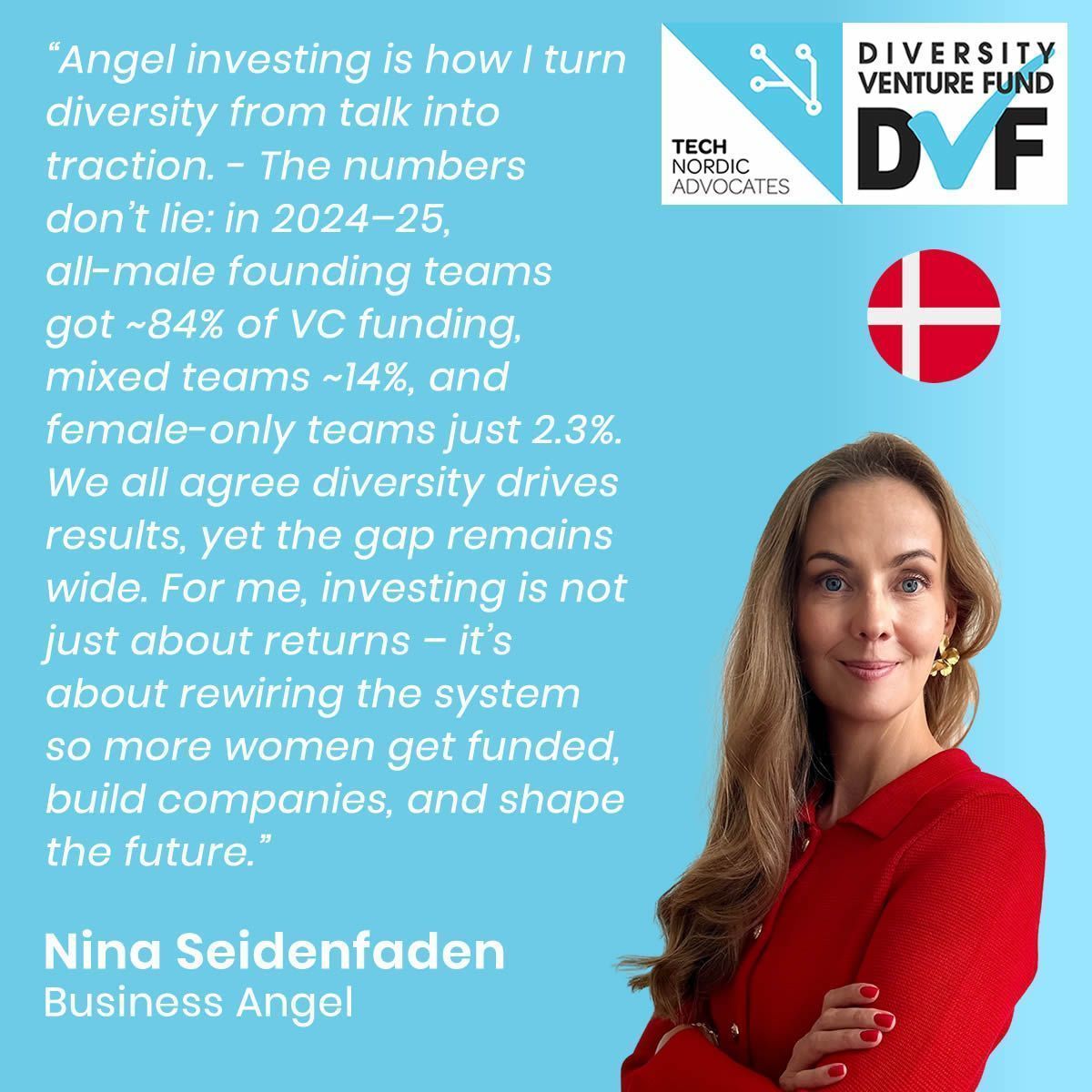 TechNordicAdv's tweet image. 💰 Are you an investor committed to supporting diverse founders?
Our Diversity Venture Fund is on a mission to close the funding gap by improving access to capital for diverse founders. 

Learn more on securing deal flow as an investor here: buff.ly/ESsNgBB