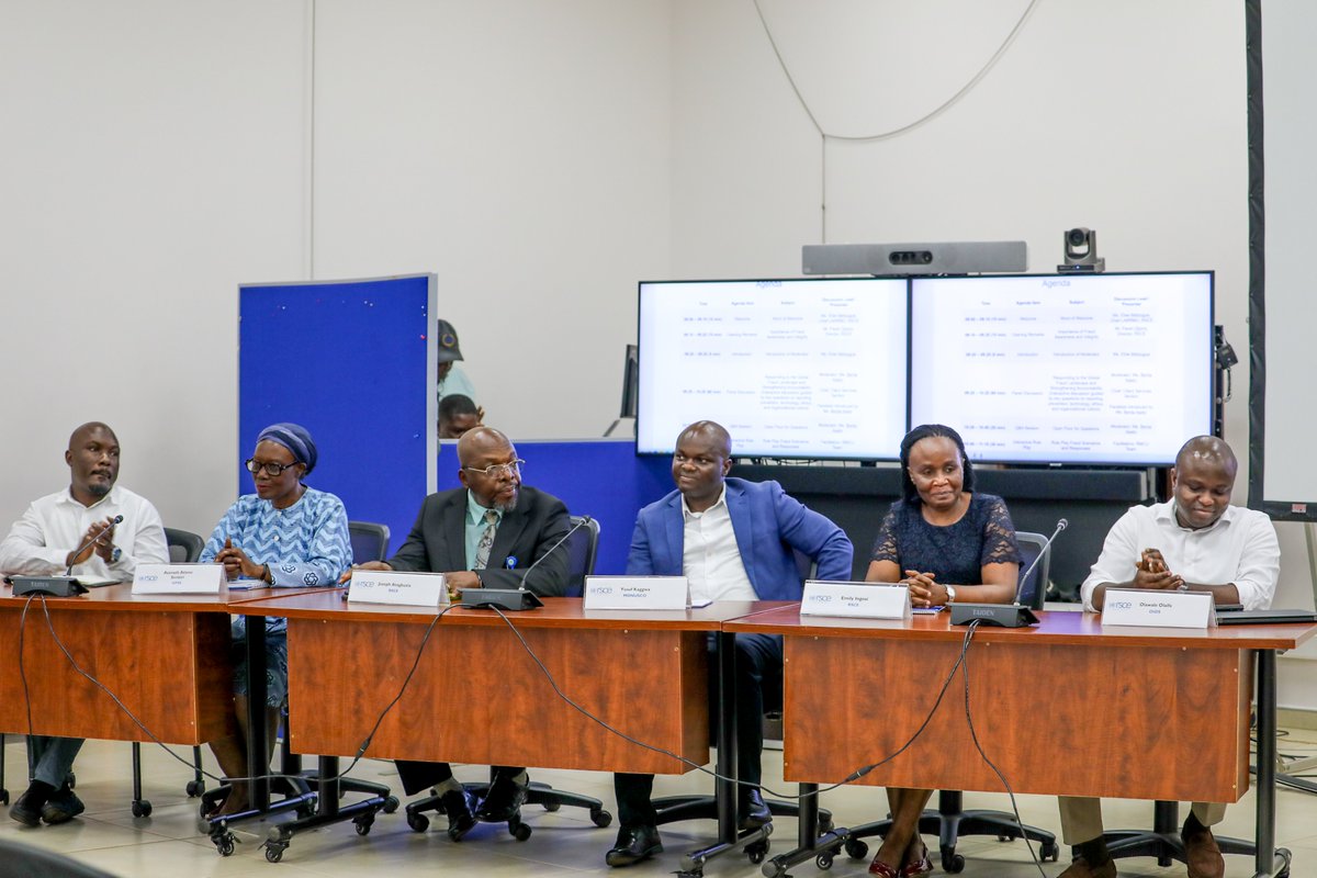 unrsce's tweet image. Under the theme “Responding to the Global Fraud Landscape &amp;amp; Strengthening Accountability,” RSCE hosted a panel discussion at UN Entebbe campus to reflect on fraud trends, share insights &amp;amp; reaffirm our commitment to integrity, transparency &amp;amp; accountability💪
#FraudAwarenessWeek