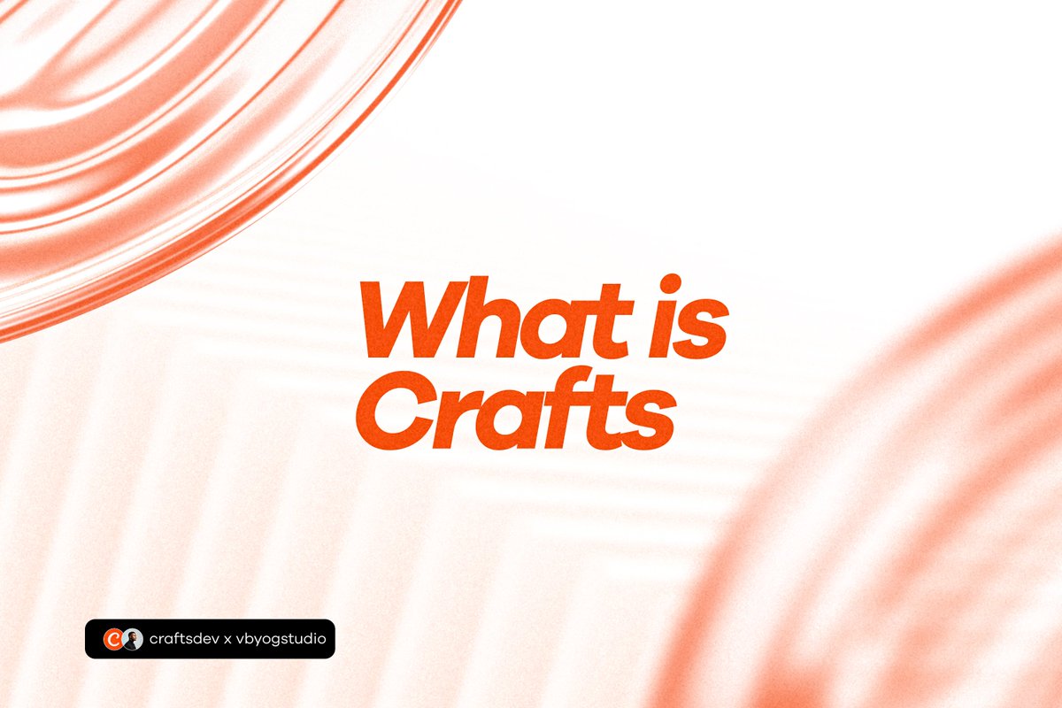 vbyogstudio's tweet image. Meet Crafts @craftsdev 

The essential trust layer for on-chain startups.
It’s built to help founders launch transparently and engage a community that is genuinely invested in their success.