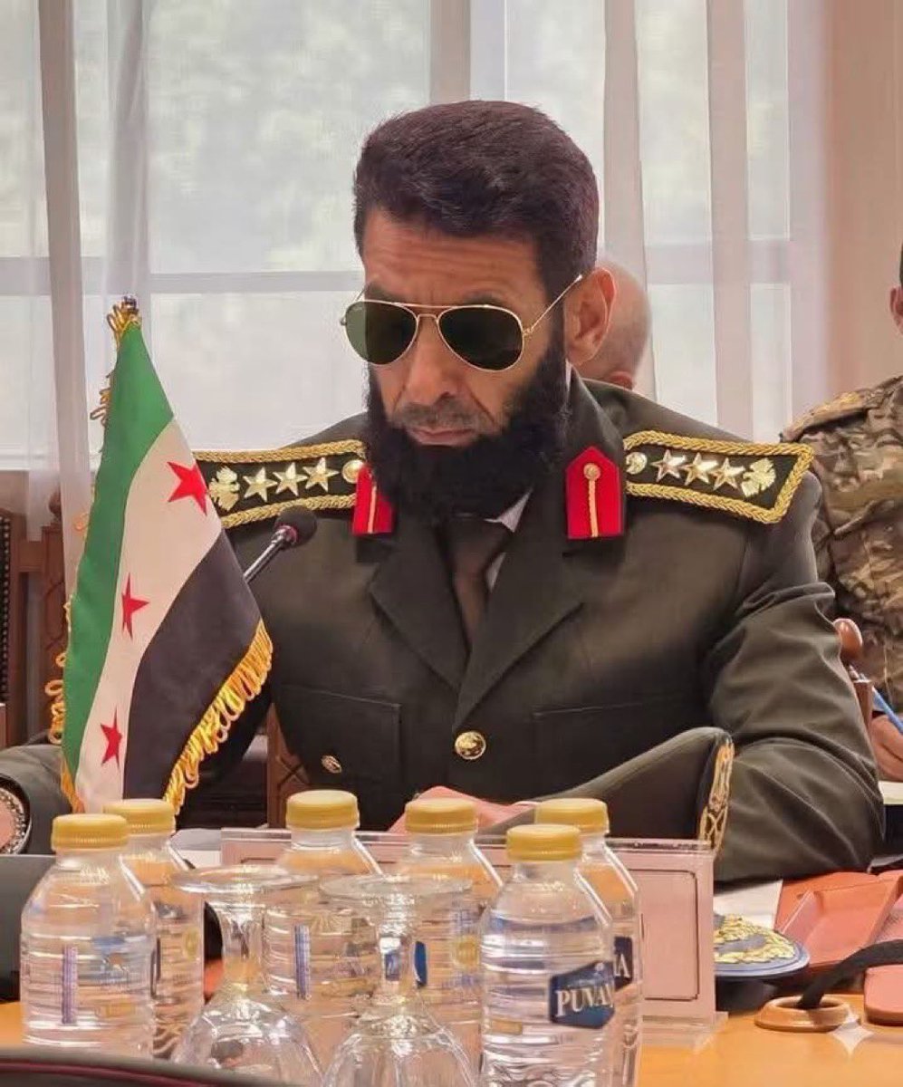 🚨This is not Borat…This is a real picture of the person responsible for training and exercises in the Syrian Ministry of Defense, Abu Muhammad al-Julani.