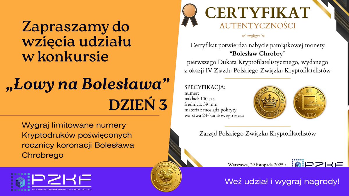 Polski Związek Kryptofilatelistów tweet media