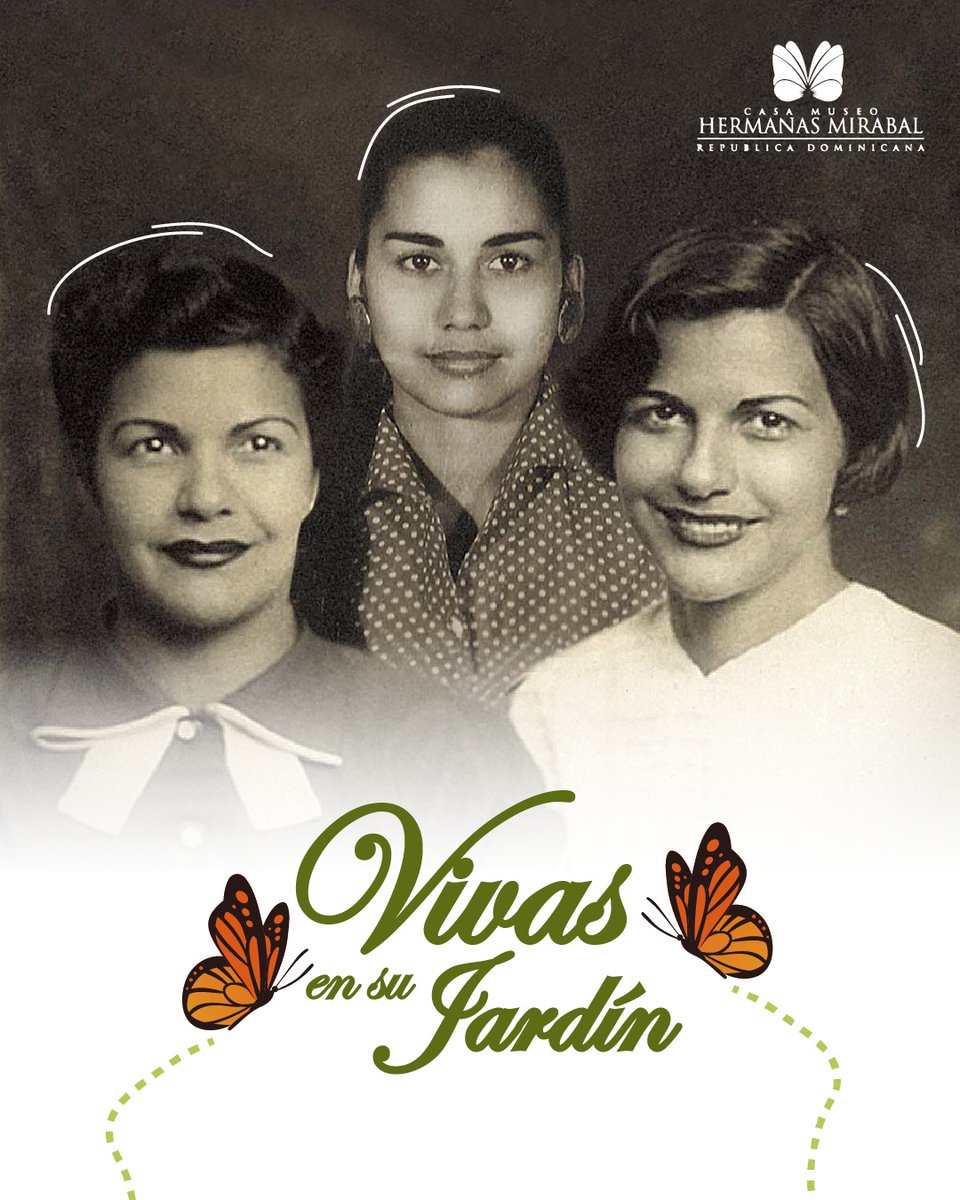 Hoy, 25 de noviembre conmemoramos el 65 aniversario del asesinato de las Hermanas Mirabal y del Día Internacional de la Eliminación de la Violencia contra la Mujer, recordando el legado inolvidable de nuestras heroínas Patria, Minerva y María Teresa Mirabal para democracia.