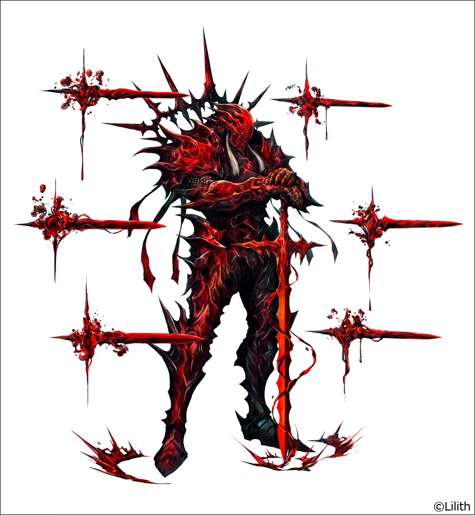 KSUWABE's tweet image. 【告知】「対魔忍RPG（全年齢版）」にてキャラクター「魔界騎士ビスマルク」のデザインを担当いたしました。公式サイト：games.dmm.com/detail/taimani…　#対魔忍RPG