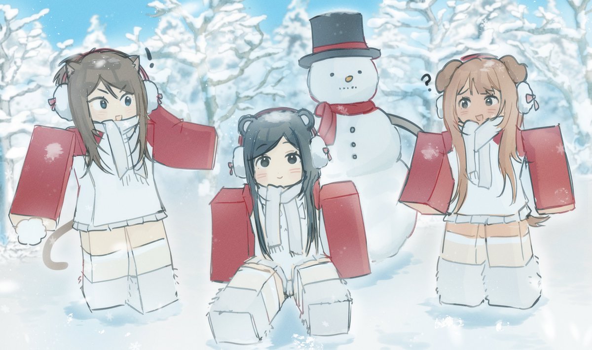 cheezli_'s tweet image. feeling jolly ☃️#robloxart #roblox