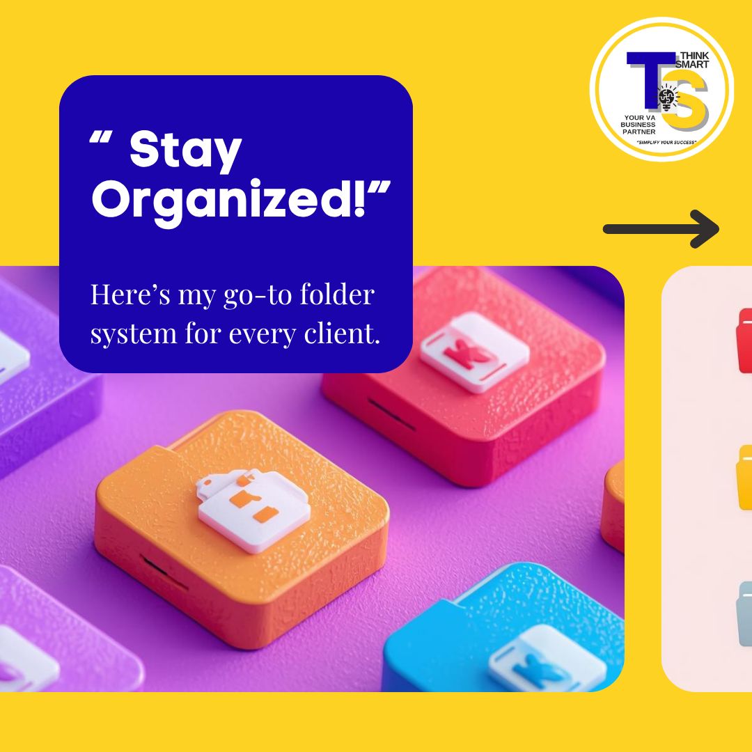 ElgeDelaCruz617's tweet image. &quot;If you love order as much as I do, you’ll love this!
Here’s my simple client folder setup that saves me hours.&quot;

#OrganizationTips #VirtualAssistant #WorkSmart #ThinkSmartVA