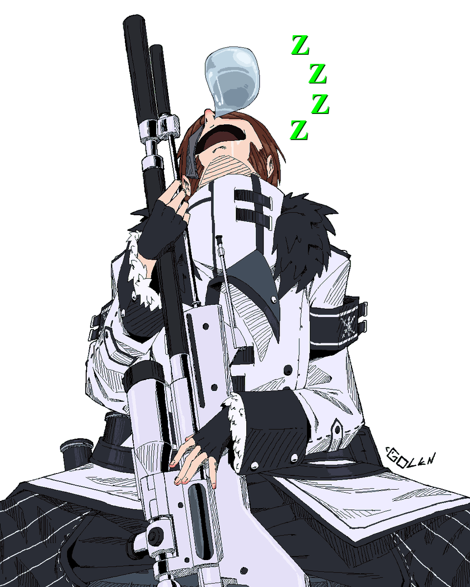 Sniping's a tiring job, mate

Commission for <a href="/RiffRaffRuse/">Wreeks</a>