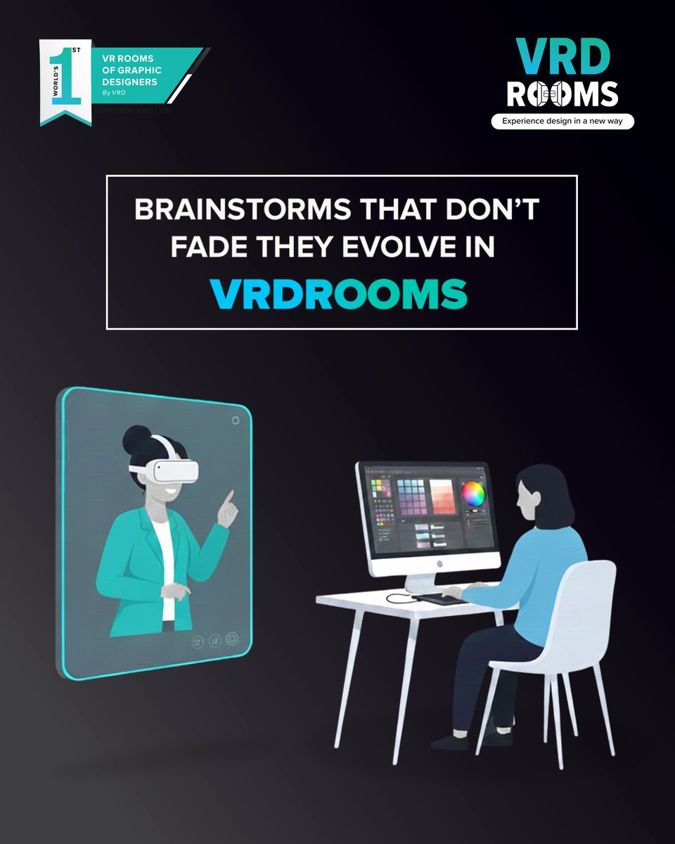 vrdrooms's tweet image. From first thought to final design, #𝗩𝗥𝗗𝗥𝗼𝗼𝗺𝘀 helps every idea grow stronger.
Brainstorms become plans. Plans become results. That’s the power of one smart room.

𝙇𝙚𝙩&apos;𝙨 𝙘𝙤𝙣𝙣𝙚𝙘𝙩 𝙩𝙤 𝙙𝙞𝙨𝙘𝙪𝙨𝙨!

#BrainstormBetter #CreativeWorkflow #IdeaToExecution