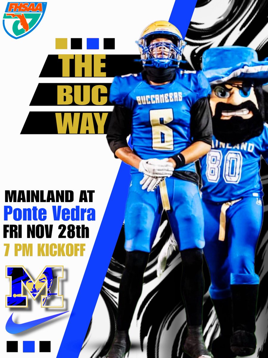TheMainlandHSFB's tweet photo. Friday at 7 PM @ @PVSharksFB https://t.co/AYW6uLh4NR