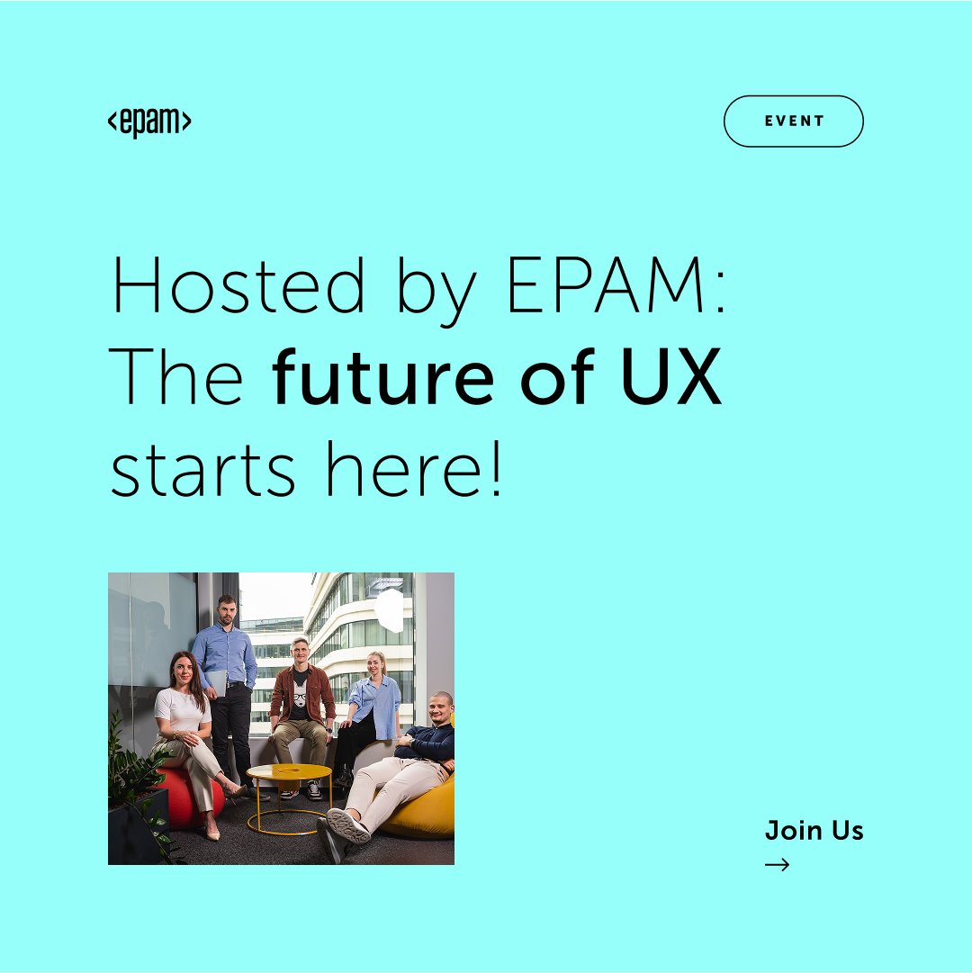 compassconf's tweet image. Shape the future of UX with EPAM! We’re thrilled to be the host of this year’s Compass UX Session, so join us to connect with experts, explore new trends, and reimagine digital experiences. Let’s transform ideas into impactful solutions – together. epa.ms/ux-session-202…