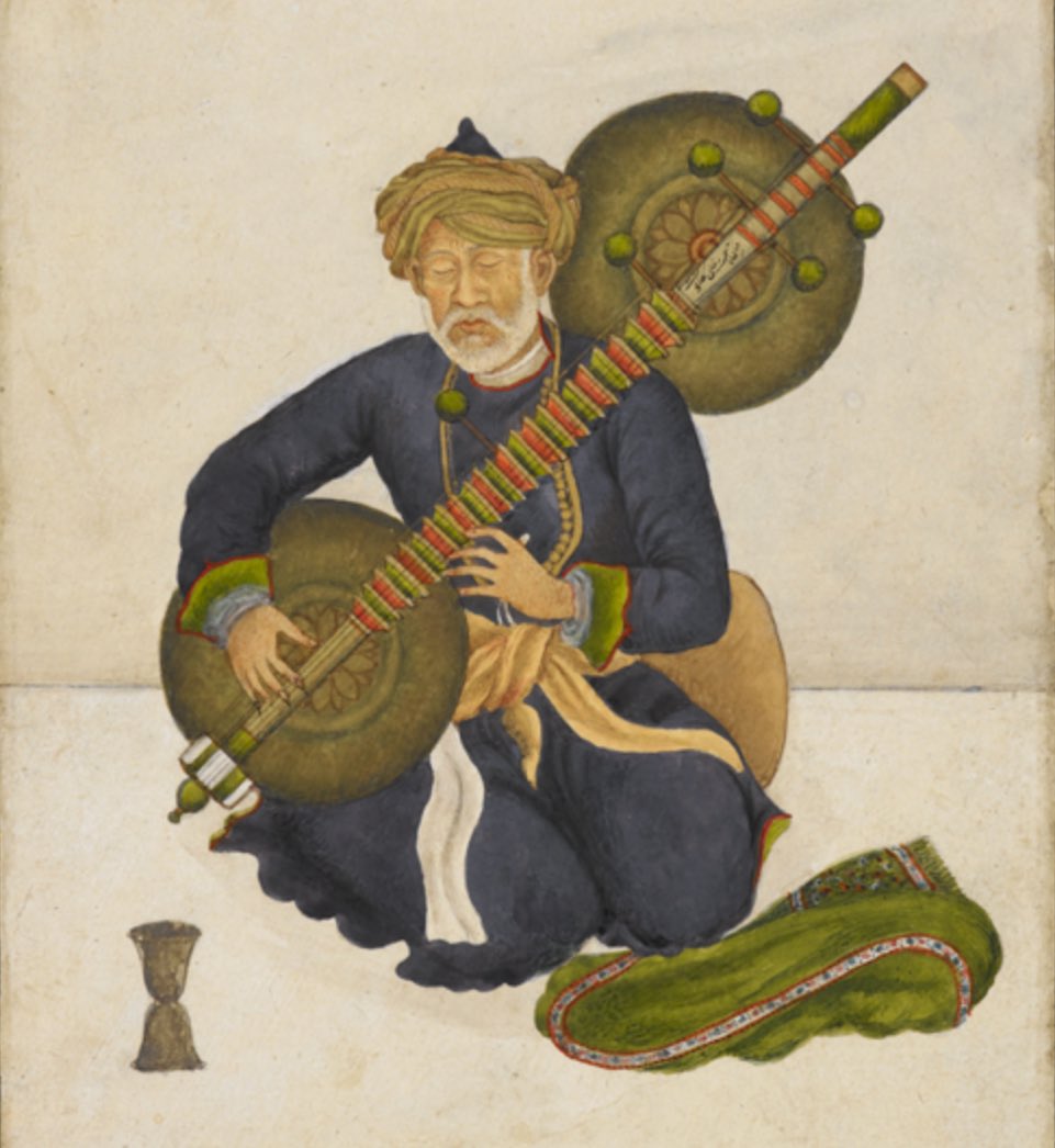The blind emperor’s blind musician 

Though  Shah Alam II was blinded in 1788 he had, till the end of his life, the consolation of miyan Himmat Khan’s divine music. Himmat K too was blind, and an exceptional player of bin and dhrupad singer 

K.schofield, Music &amp; Musicians