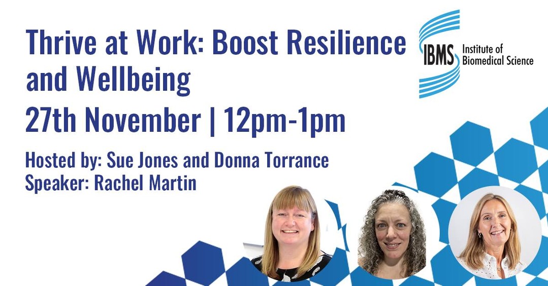 IBMScience's tweet image. Thrive at Work: Boost Resilience and Wellbeing will take place on the 27th November. The webinar will explore the building blocks of wellbeing and identify strategies to boost personal resilience. bit.ly/4obIPd1