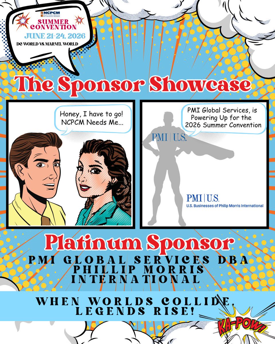 NCPCM's tweet image. Excited to announce @InsidePMI as a Platinum Sponsor for #NCPCM2026! Join us June 21–24 for an unforgettable experience! ⚡🙌 #WeLeadTogether #ConventionSponsorSpotlight #WhenWorldsCollideLegendsRise