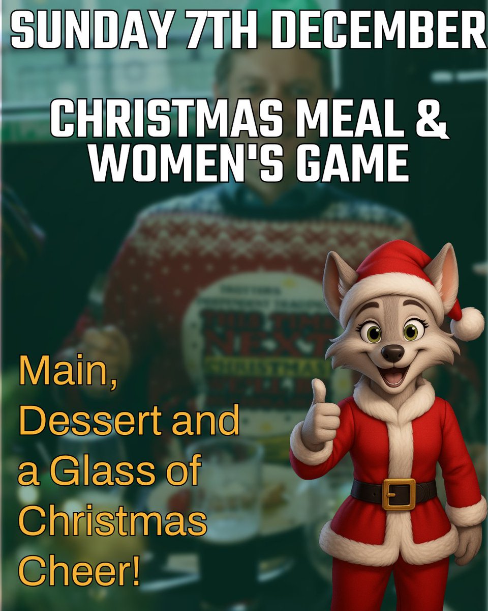 Celebrate the festive season with us on Sunday, December 7! Enjoy a delicious lunch and the BSE Women vs. Lichfield game! Book now at buryrugby.touchtakeaway.net/menu/Festive-L…  🎉 #HolidaySpirit #WomenInSports