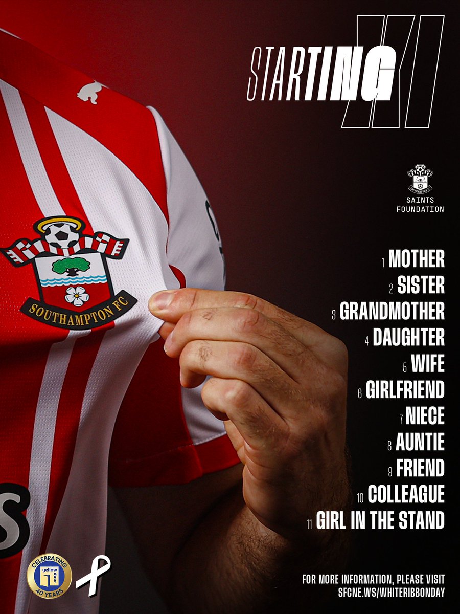SouthamptonFC's tweet image. Letting sexism slide puts women and girls at risk.

Every time we ignore something that doesn’t feel right, we miss a chance to set a better example.

#WeSpeakUp 🤍