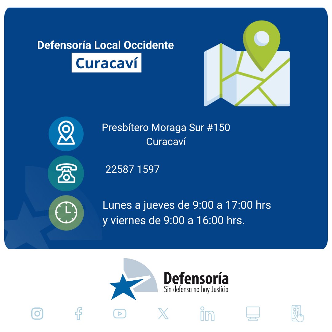 Defensoría Regional Metropolitana Sur tweet media