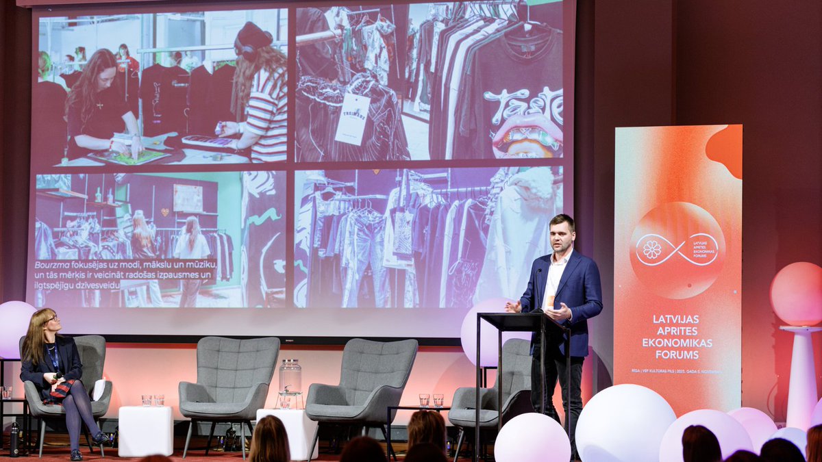 Latvijas aprites ekonomikas forumā AJ Power Recycling valdes loceklis Uldis Skrebs dalījās ar paveikto tekstila apritīguma jomā un nākotnes iecerēm. Diskusijā analizēja 🇱🇻 progresu Baltijas un Ziemeļvalstu kontekstā, iezīmējot jomas, kur kļūstam par atsauci reģionā