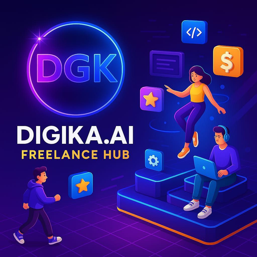 digikaai's tweet image. What if your freelance platform actually worked for you?

→ Charged less  
→ Protected your data  
→ Let you shape how it evolves

Wouldn’t that change everything?

That’s not a dream. It’s DGK.