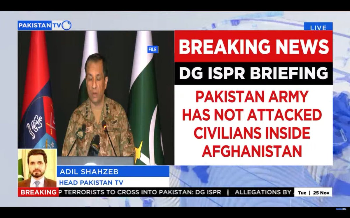 PakTVGlobal's tweet image. DG ISPR Ahmed Sharif Chaudhary briefed journalists about recent security situation.
@adilshahzeb
#AfghanTaliban #DGISPR #pakistanTV #pakistanTVglobal