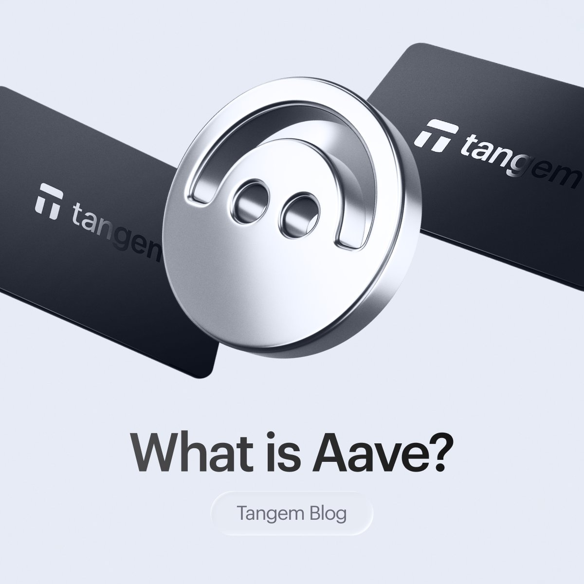Tangem's tweet image. Aave (which means &quot;ghost&quot; 👻) didn&apos;t just appear out of thin air. It became a DeFi giant by completely changing the rules of finance.

We wrote the story of their incredible rise. @aave