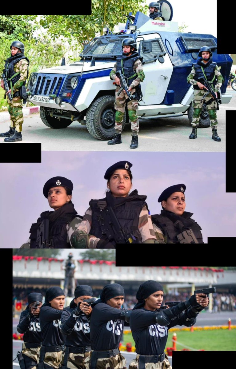 CISFNorth's tweet image. Bravery. Discipline. Determination. 

Women warriors of CISF continue to stand tall, safeguarding vital installations and keeping the nation secure.
#CISF #WomenInUniform #SecurityFirst
@CISFHQrs